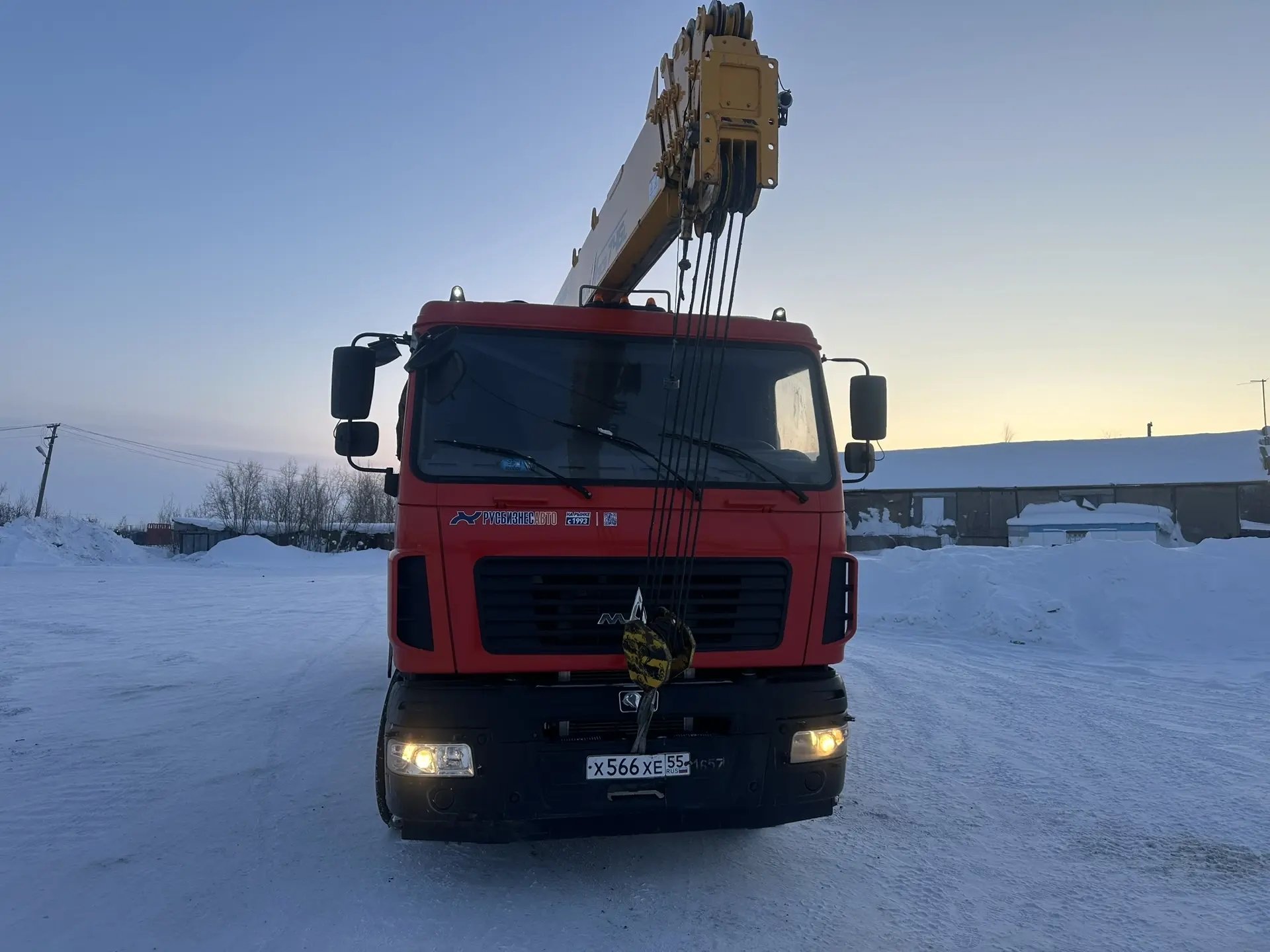 МАЗ 6312 6x4 Бортовой с КМУ — Новый Уренгой