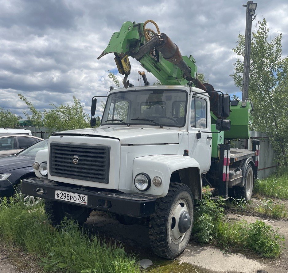 Чайка-Сервис 2784* на шасси GAZ 3308 4x4 Бортовой с КМУ — Уфа
