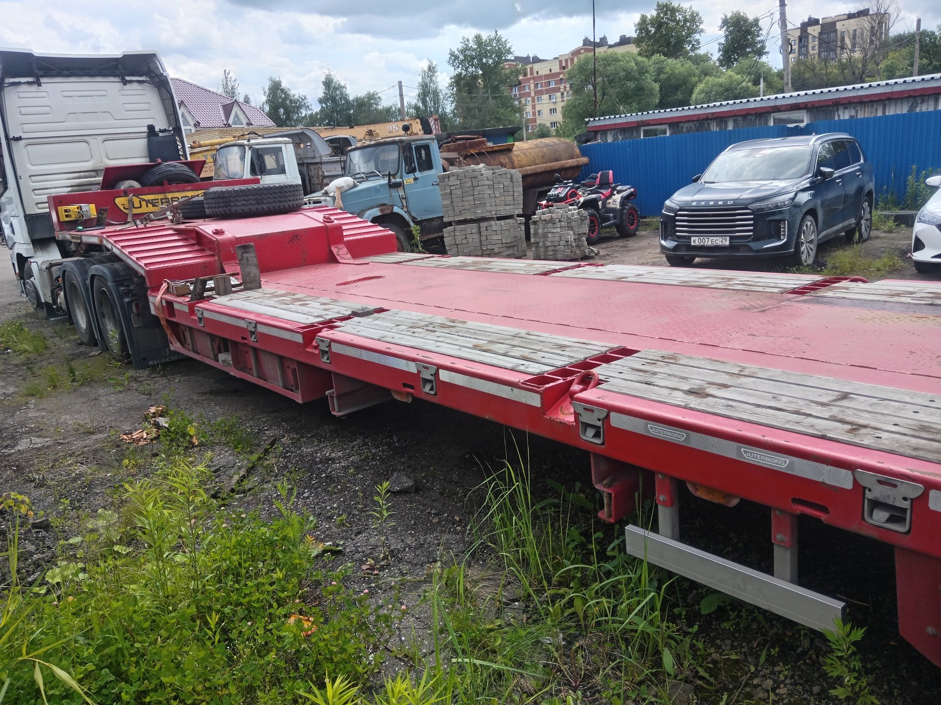 Ютерборг Полуприцеп тяжеловоз 3 оси 985234 (Не раздвижной) — Ярославль