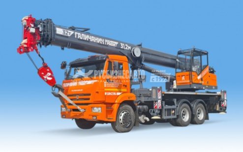 КС 55729-1В-3 автокран 32 т. ГРАФИТ (КАМАЗ-65115) ОВАЛОИД — новая техника в лизинг