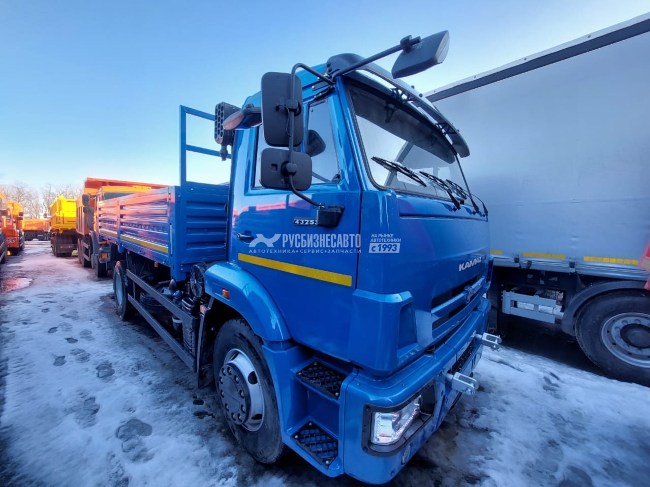 КАМАЗ 43253-8010-69 (G5) борт (тент-каркас) Евро 5 — новая техника в лизинг