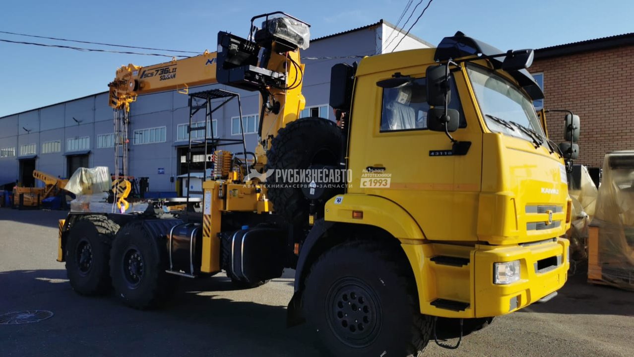 КМУ Тягач КАМАЗ 43118-3011-48 (Евро-5, без спалки) + SOOSAN SCS746L Top (верх.упр.) — новая техника в лизинг