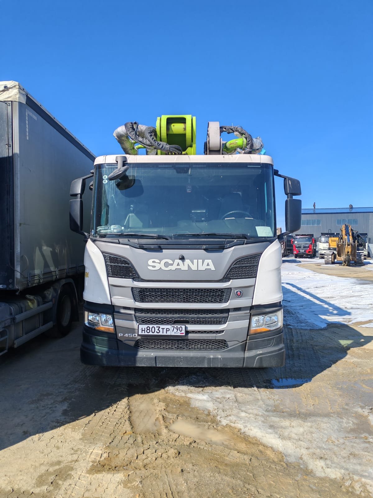 Scania P 10x4 Автобетононасос — Благовещенск
