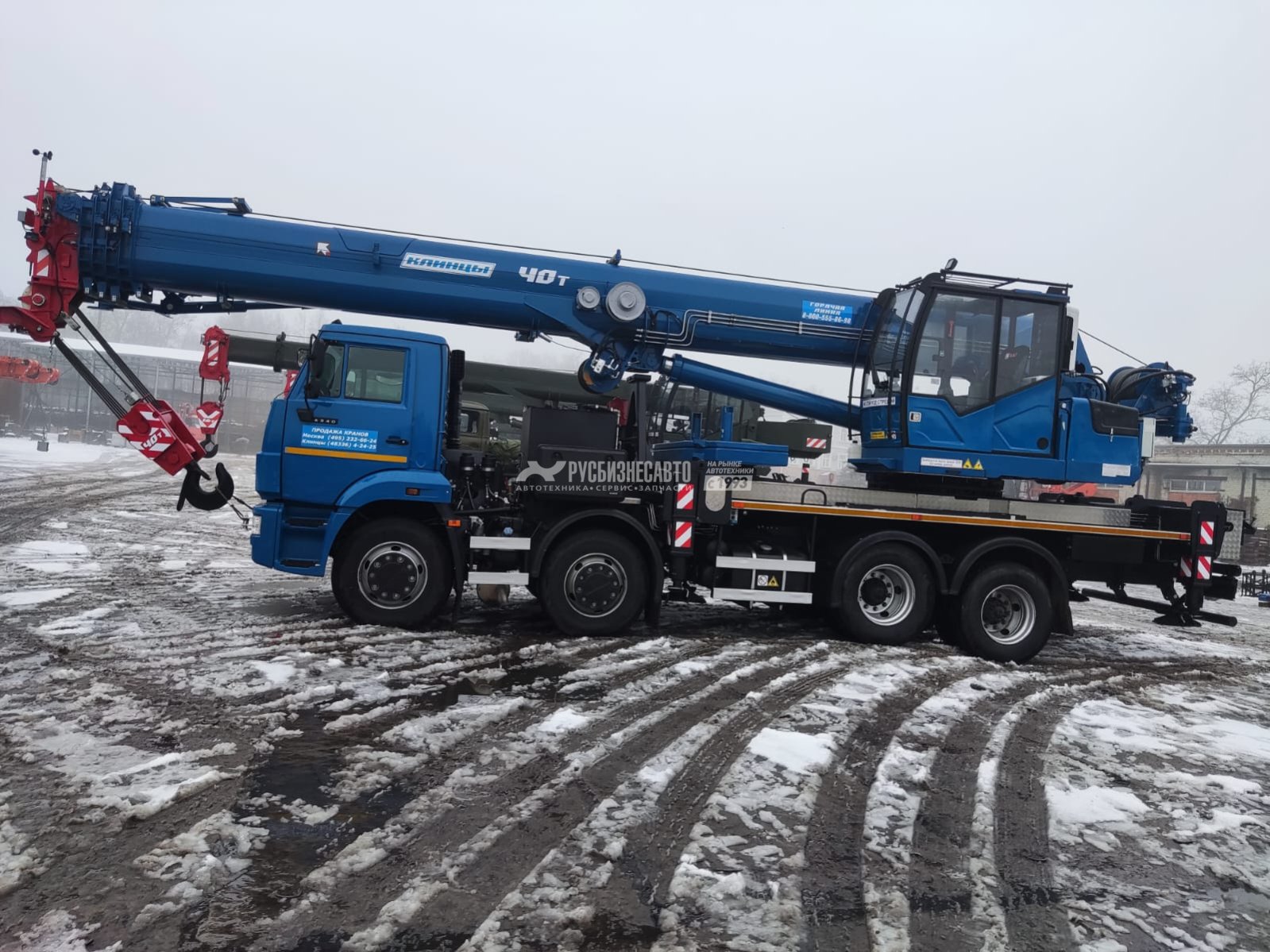 КС 65719-1К-5В автокран 40 т. (КАМАЗ-6540) ОВАЛОИД — новая техника в лизинг