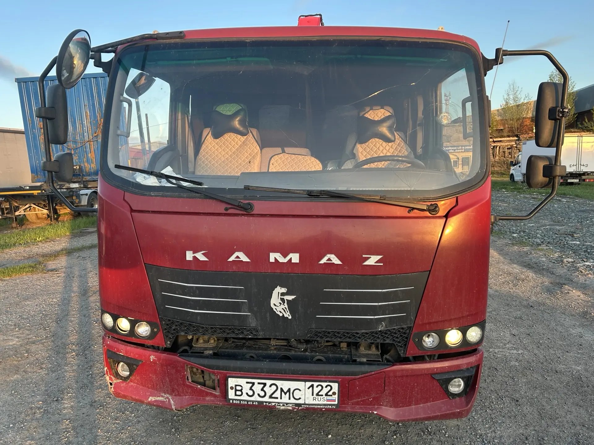 Кран центр КАМАЗ 6598* на шасси КамАЗ 43089 4x2 Бортовой с КМУ — Новоалтайск