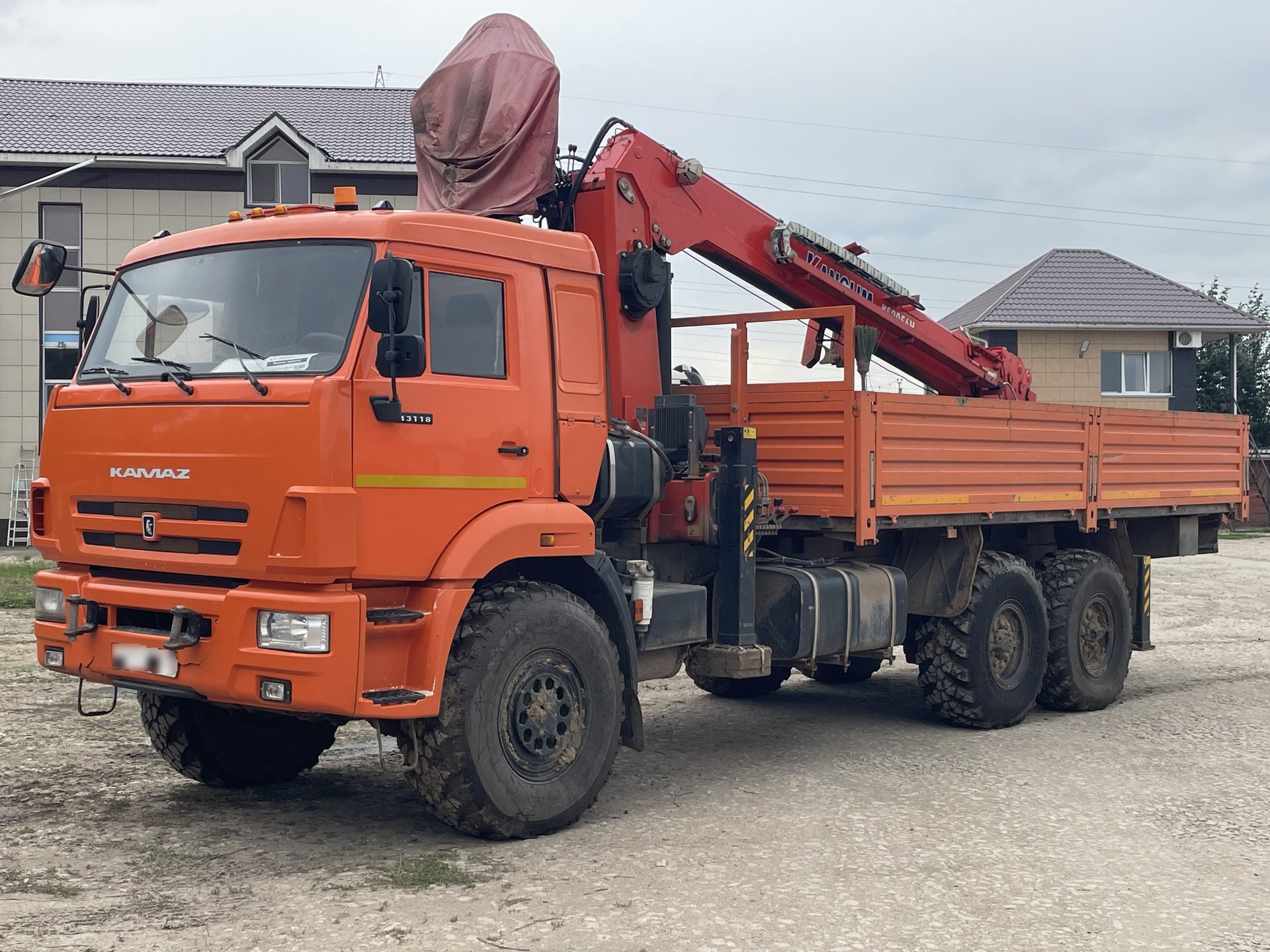 Рр Групп 4303 на шасси КАМАЗ 43118 6x6 Бортовой с КМУ — Набережные Челны