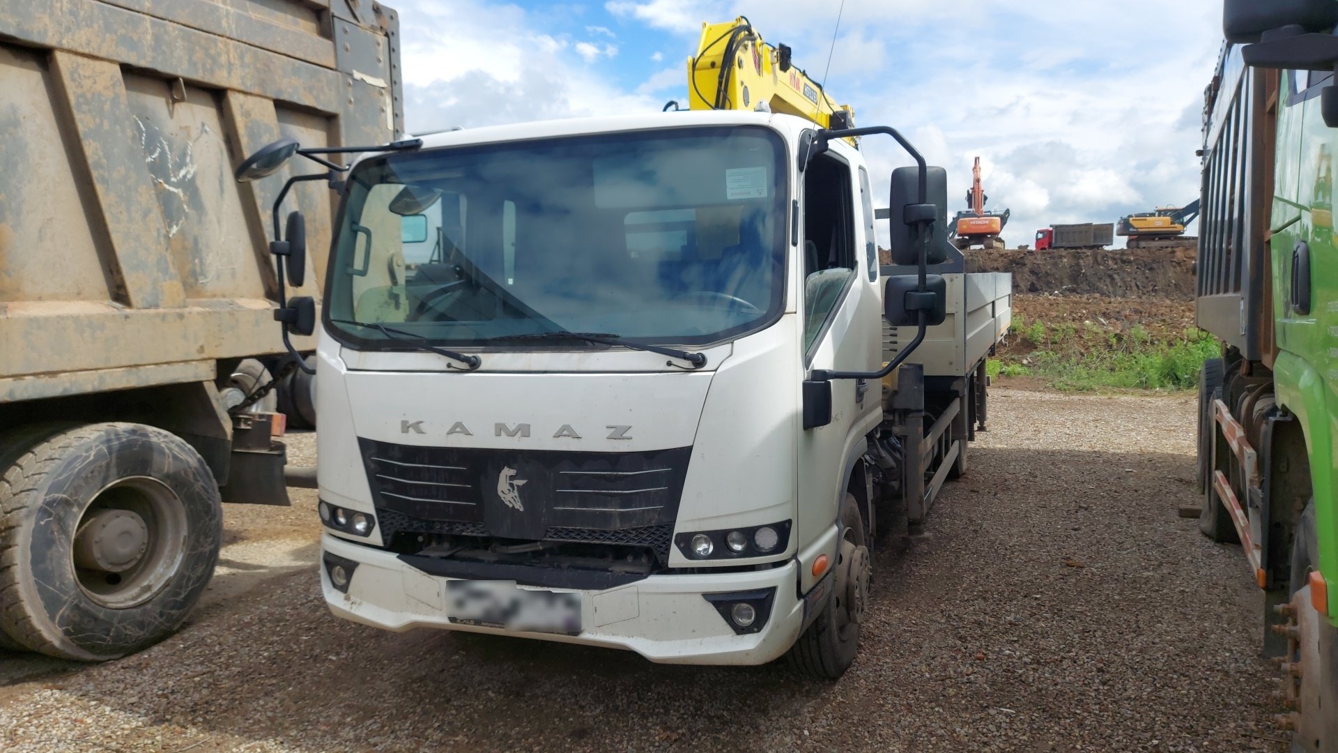 Кран центр КАМАЗ 6598* на шасси Камаз 43089 4x2 Бортовой с КМУ — Московская область