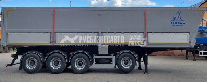ТОНАР 9599 П/п самосвал зерновоз, V-50м3, алюминиевый, с боковыми люками, ССУ-1150, 4-х осн. — новая техника в лизинг