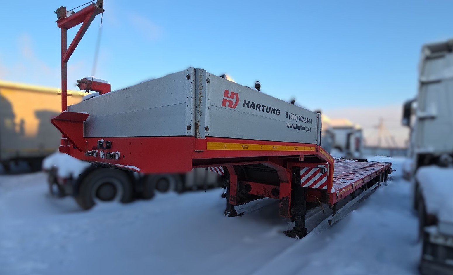 HARTUNG 9104* Полуприцеп тяжеловоз 3 оси — Большой Исток, Свердловская обл