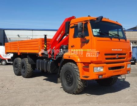 КМУ КАМАЗ 43118-3027-48 (Евро-5) + ИНМАН ИМ-240N нижн.упр. + борт сталь 6,2м. (без спалки) — новая техника в лизинг
