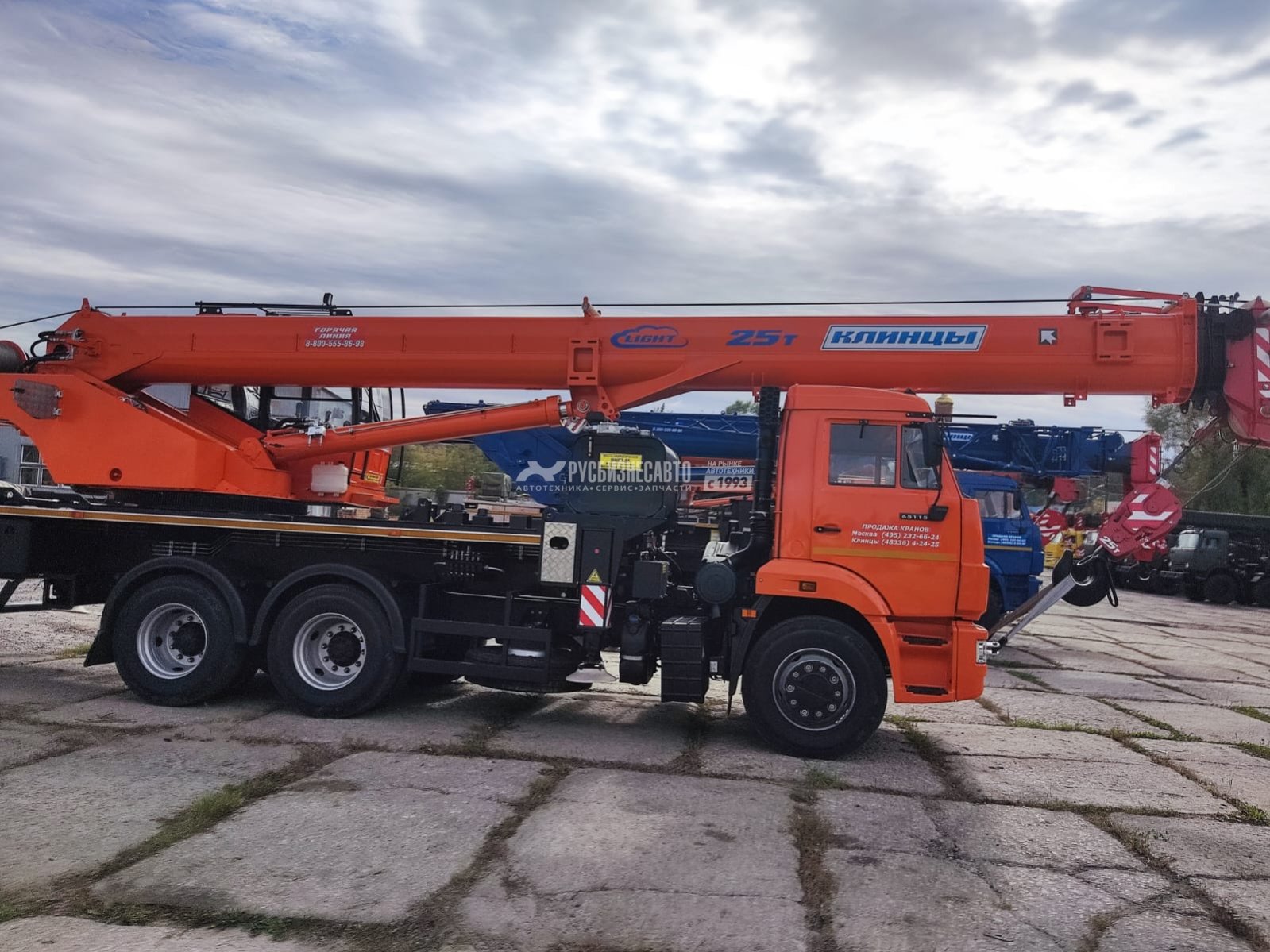 КС 55713-1К-5В NEO автокран 25т.(КАМАЗ-65115) ОВАЛОИД — новая техника в лизинг