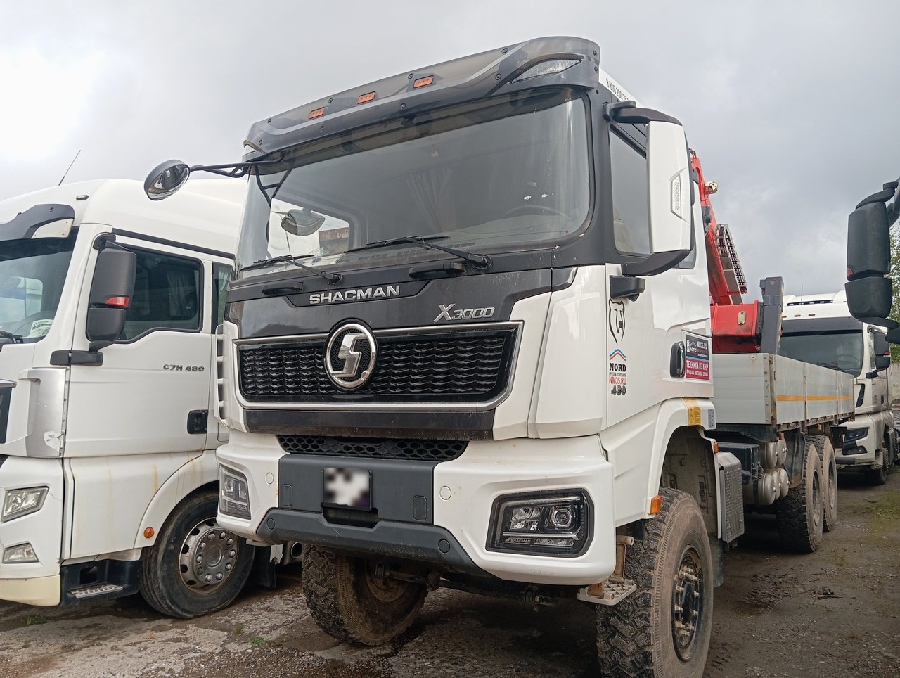 Ижевский Крановый Завод на шасси на шасси Shacman SX3258 6x6 Бортовой с БКУ — Вологда