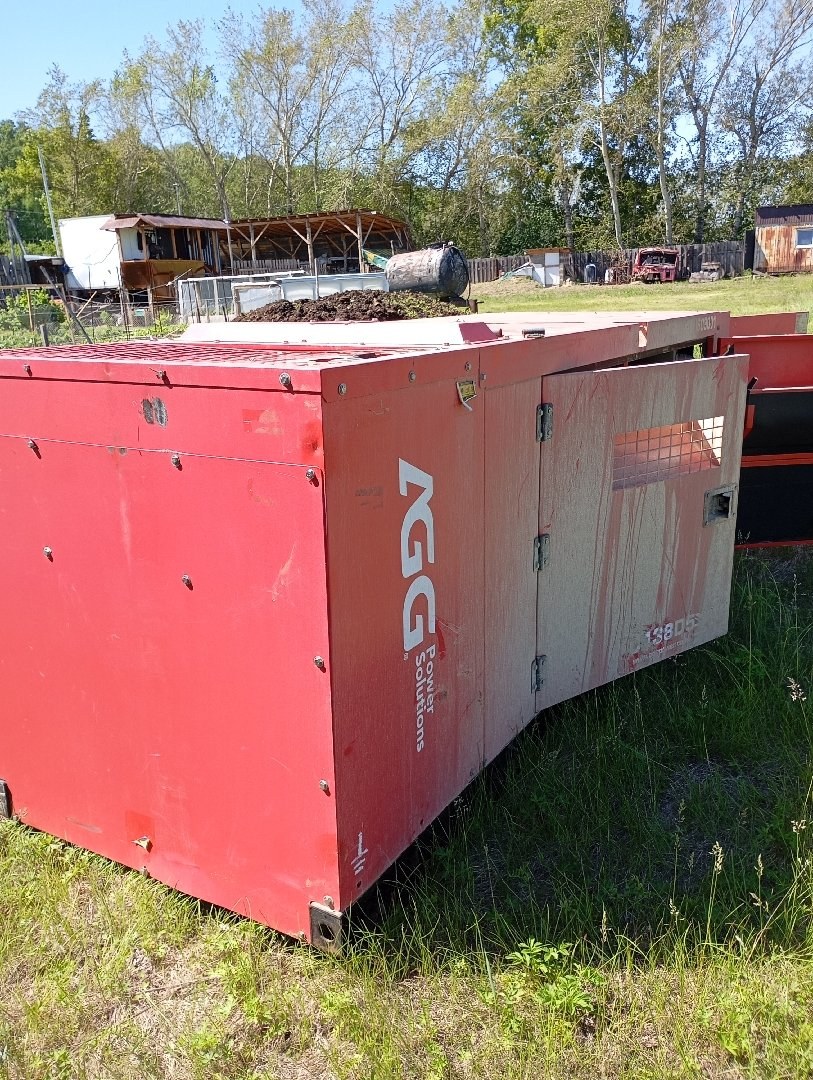 Дизельная генераторная установка AGG C 138 D5 в шумозащитном кожухе на базе — Берёзовка
