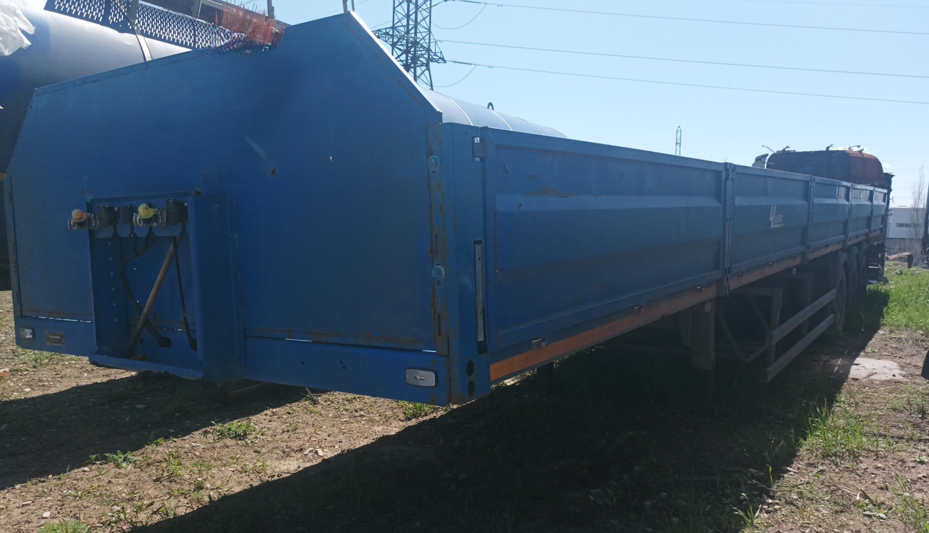 ЧМЗАП 99064* Полуприцеп тяжеловоз 3 оси — Стройкерамика, Самарская обл