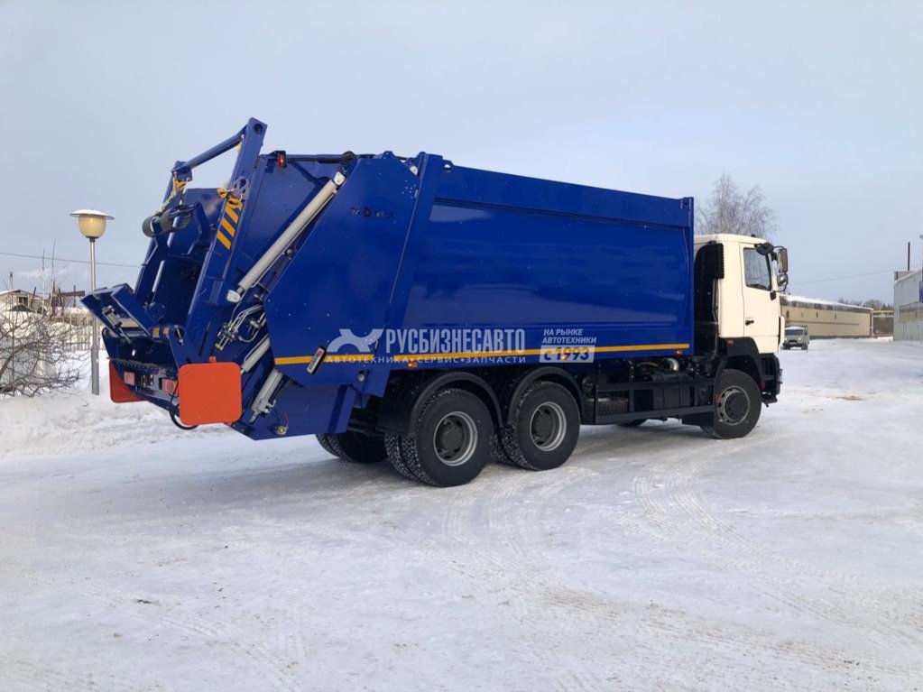 МКЗ-50-22 на шасси МАЗ 6312С5-577-012, мусоровоз 22м3 задн. загрузка, портал — новая техника в лизинг