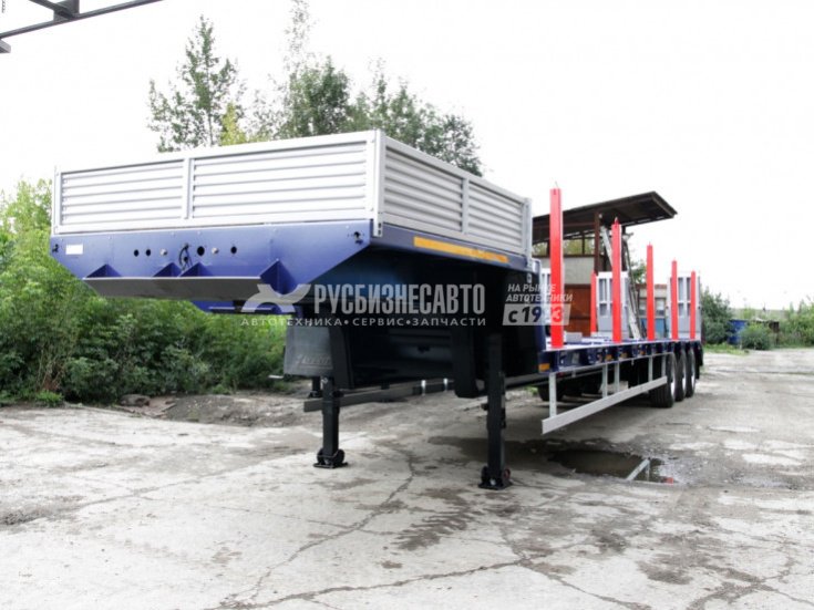 ЧМЗАП 99064-081-КШТ-ПТ Полуприцеп-тяжеловоз, г/п 38,5, ССУ1600мм, приставные трапы — новая техника в лизинг