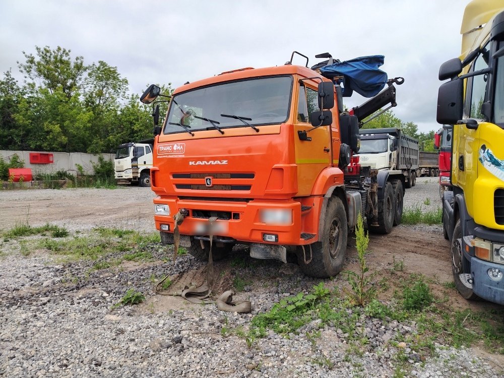 КАМАЗ 43118 6x6 Седельный тягач с КМУ — Набережные Челны