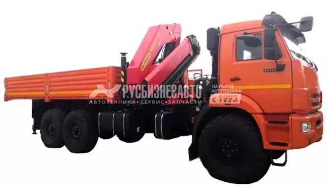 КМУ КАМАЗ 43118-3027-48 (Евро-5) + ИНМАН ИМ-320 нижн.упр. + борт сталь 6,2м. +доп.опоры (без спалки) — новая техника в лизинг