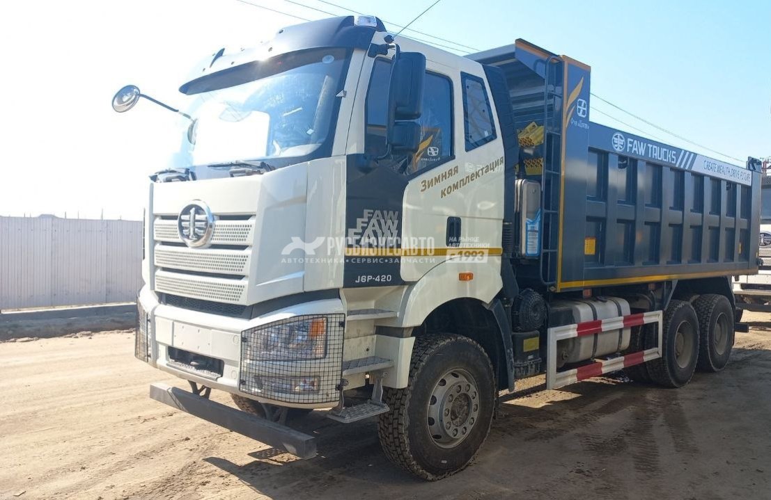 FAW Самосвал J6P NEW 6x4 c П-образным кузовом 20 м3 — новая техника в лизинг