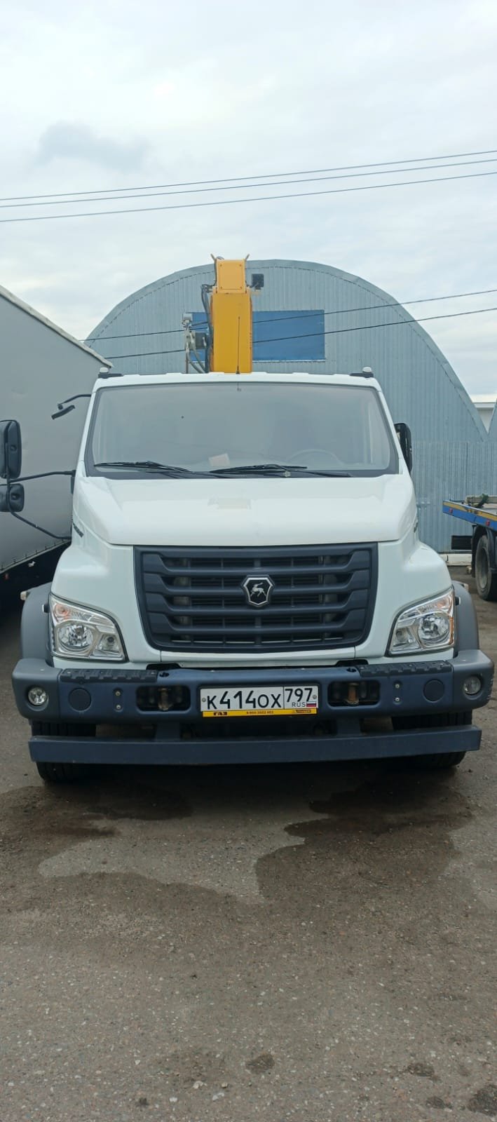 Новый завод 3010* на шасси GAZ GAZON NEXT Бортовой с КМУ_не актуально — Казань