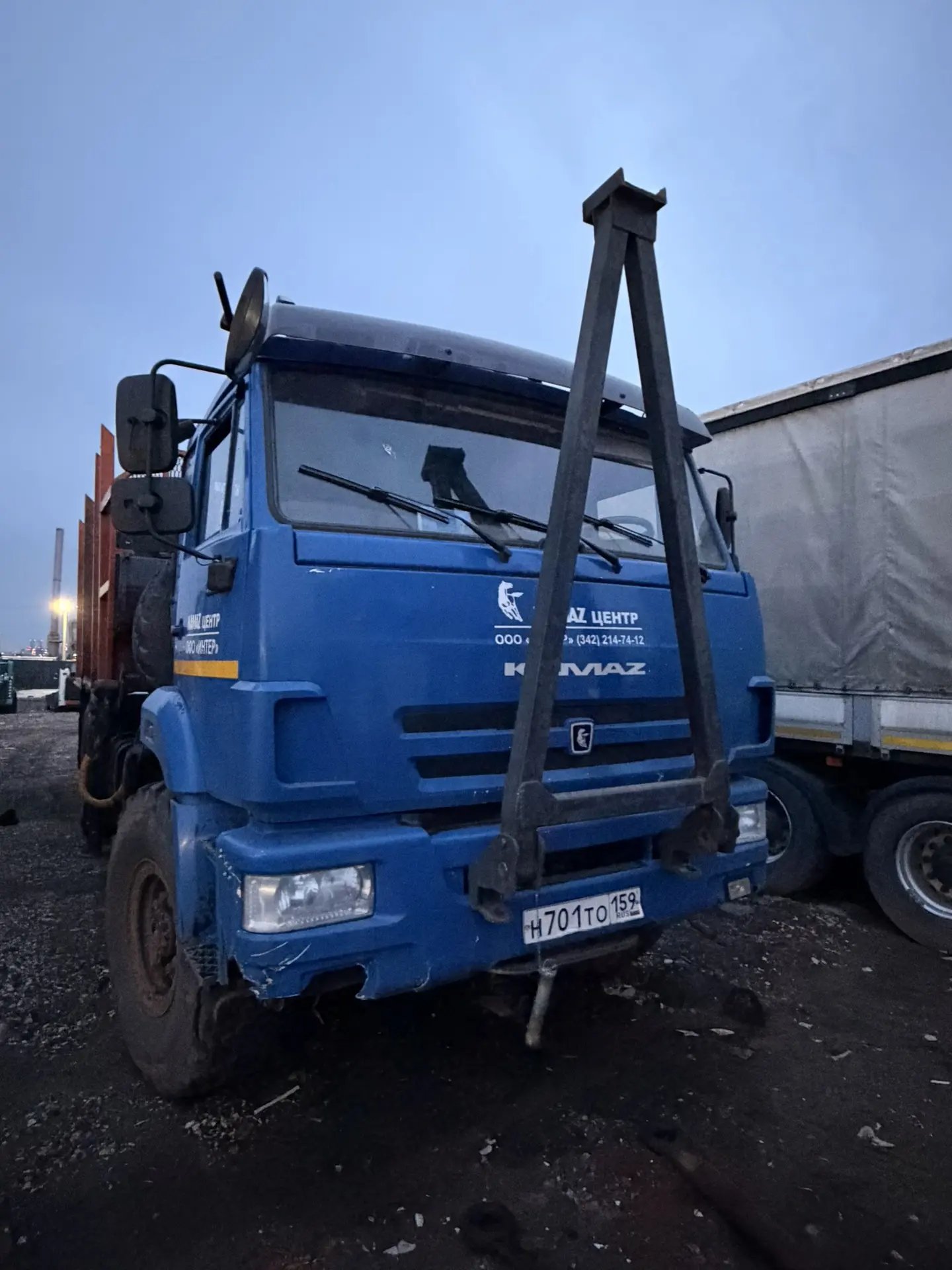 КамАЗ 43118 6x6 Сортиментовоз с КМУ 732411 — Ванюки
