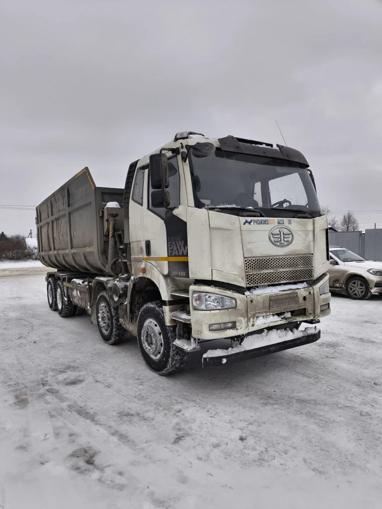 FAW J6 8x4 Ломовоз с КМУ — Казань