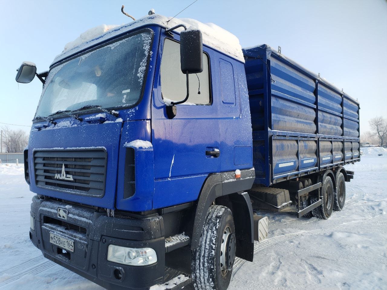 МАШИНО-ДЕТАЛЬ 5339* на шасси МАЗ 6312 6x4 Зерновоз — Саратов
