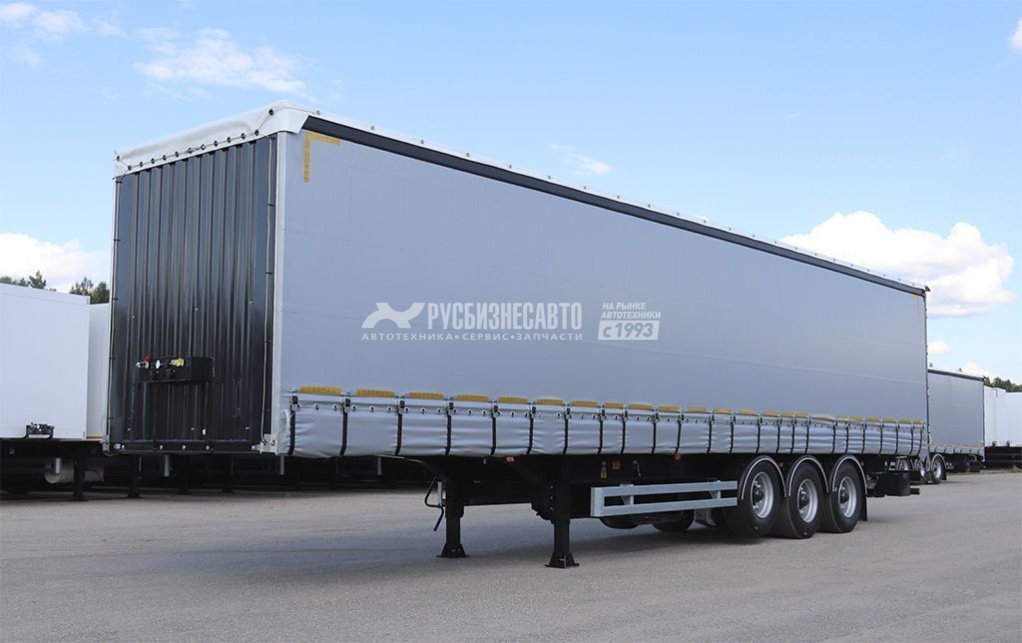 ТОНАР Т3-13 (9888) П/п шторно-бортовой, TIR, стаканы под коники, V= 92 м3, CCУ 1150, L=13,6м. — новая техника в лизинг