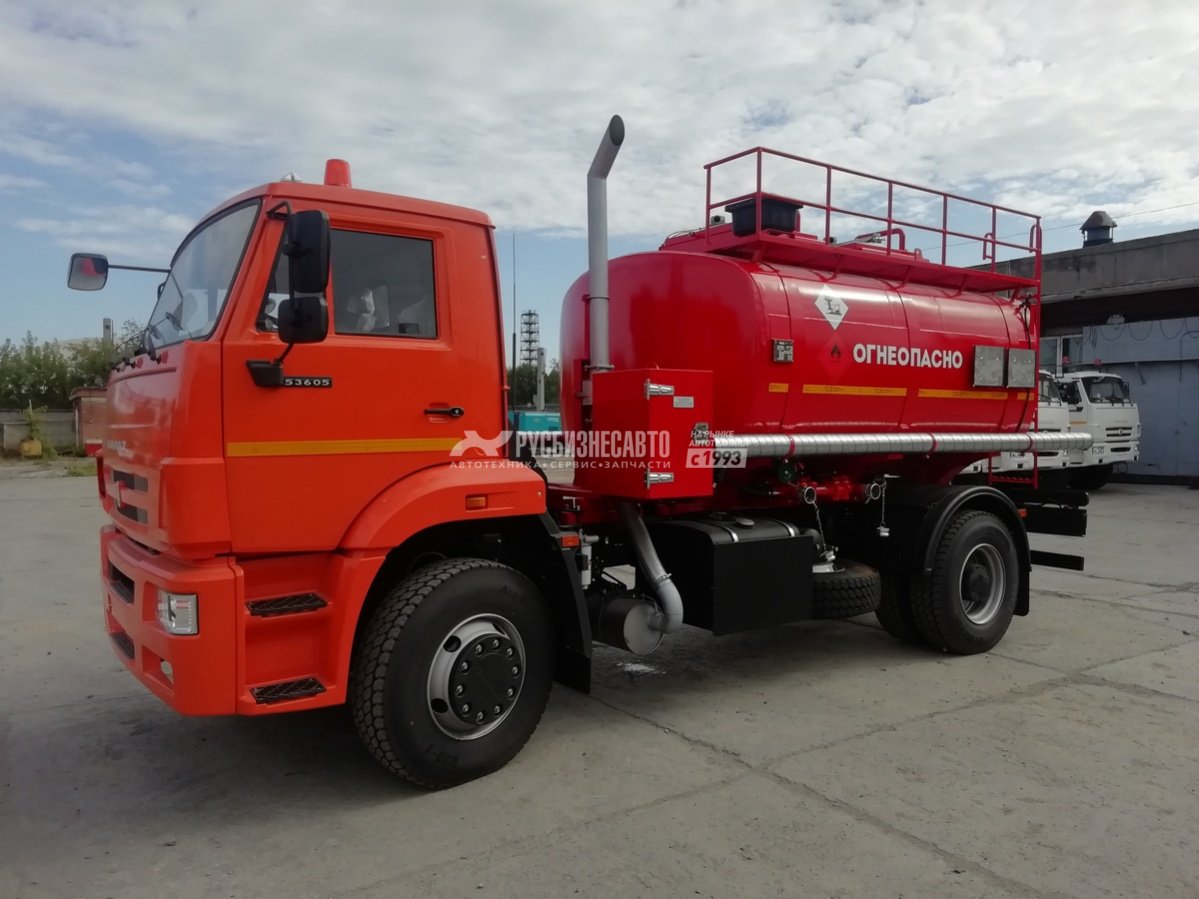 АТЗ-10-КАМАЗ 53605-48 (Автотопливозаправщик 10 м3, 2 отс., насос СВН-80, узел выдачи топлива) — новая техника в лизинг