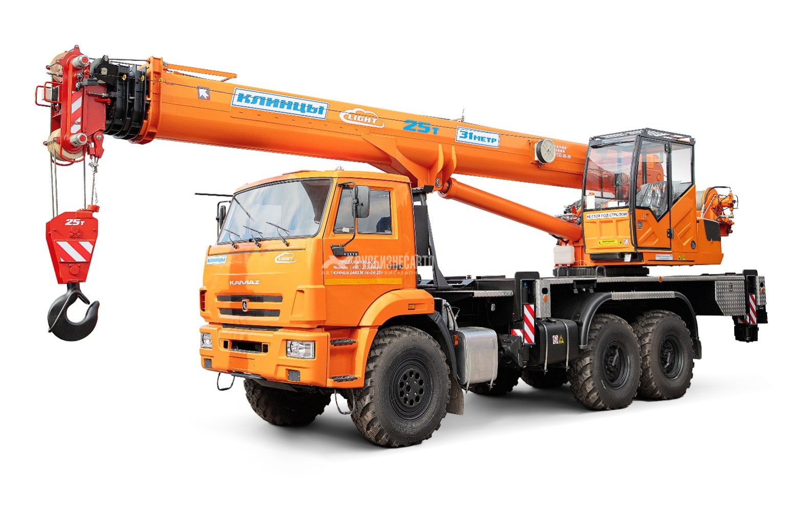 КС 55713-5К-4 NEO автокран 25т. (КАМАЗ-43118) ОВАЛОИД — новая техника в лизинг