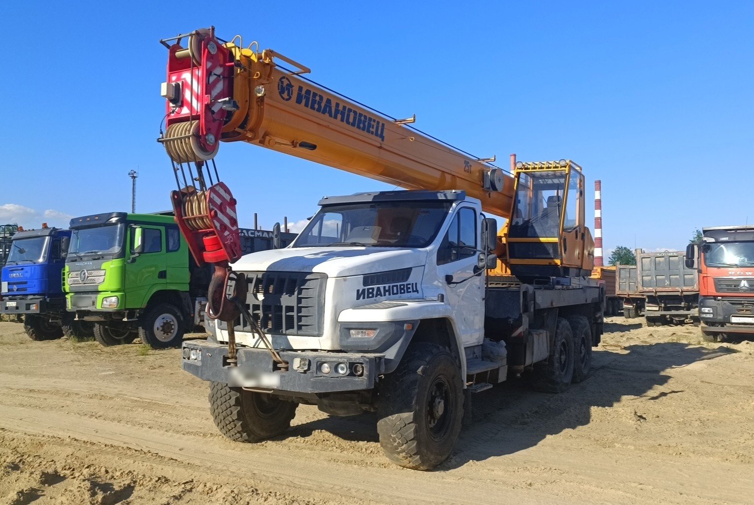 ИВАНОВЕЦ КС-45717 на шасси URAL 4320 6x6 Автокран — Сургут