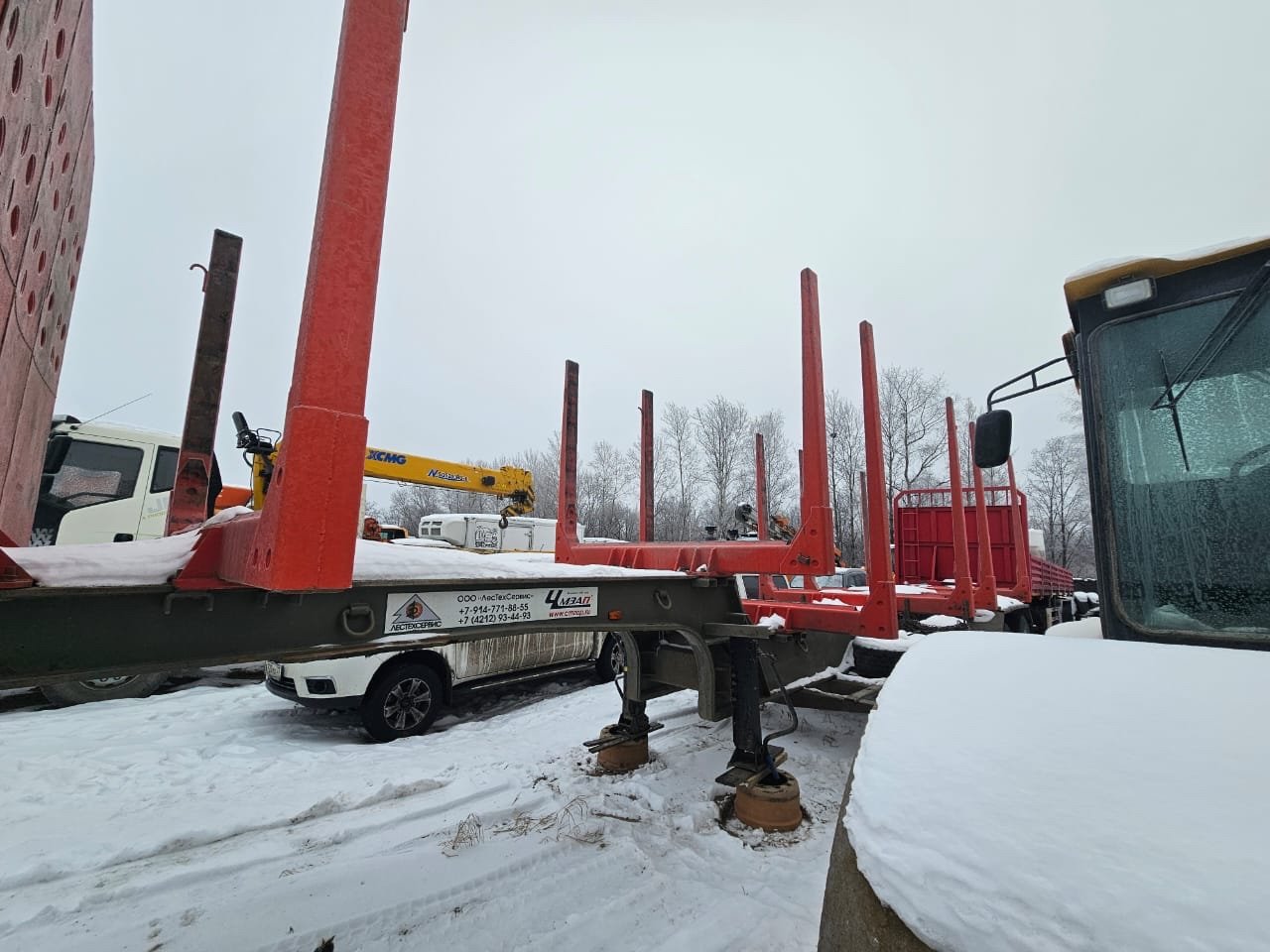 Полуприцеп сортиментовозный ЧМЗАП 93853C (93853С-06) — Мирное