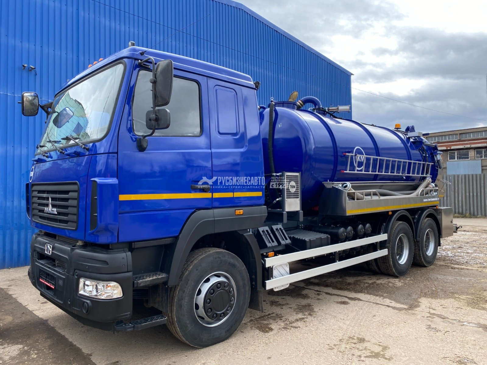 ТКМ-630 (илосос МАЗ 6312С9-8575-012, 15м3+1,5м3 (ил/вода), насос 3300 м3/час, сист.гидроразмыва) — новая техника в лизинг