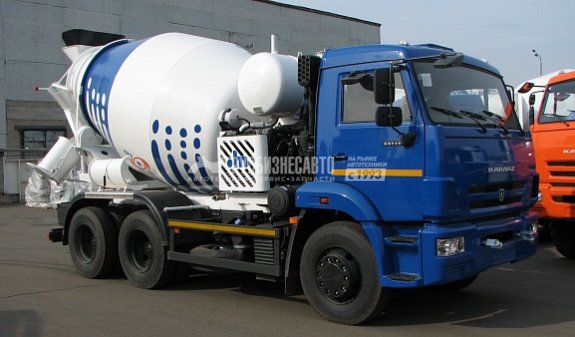 Автобетоносмеситель 581471 на шасси КАМАЗ 65115-3932-48 (Евро 5) 7м3 — новая техника в лизинг