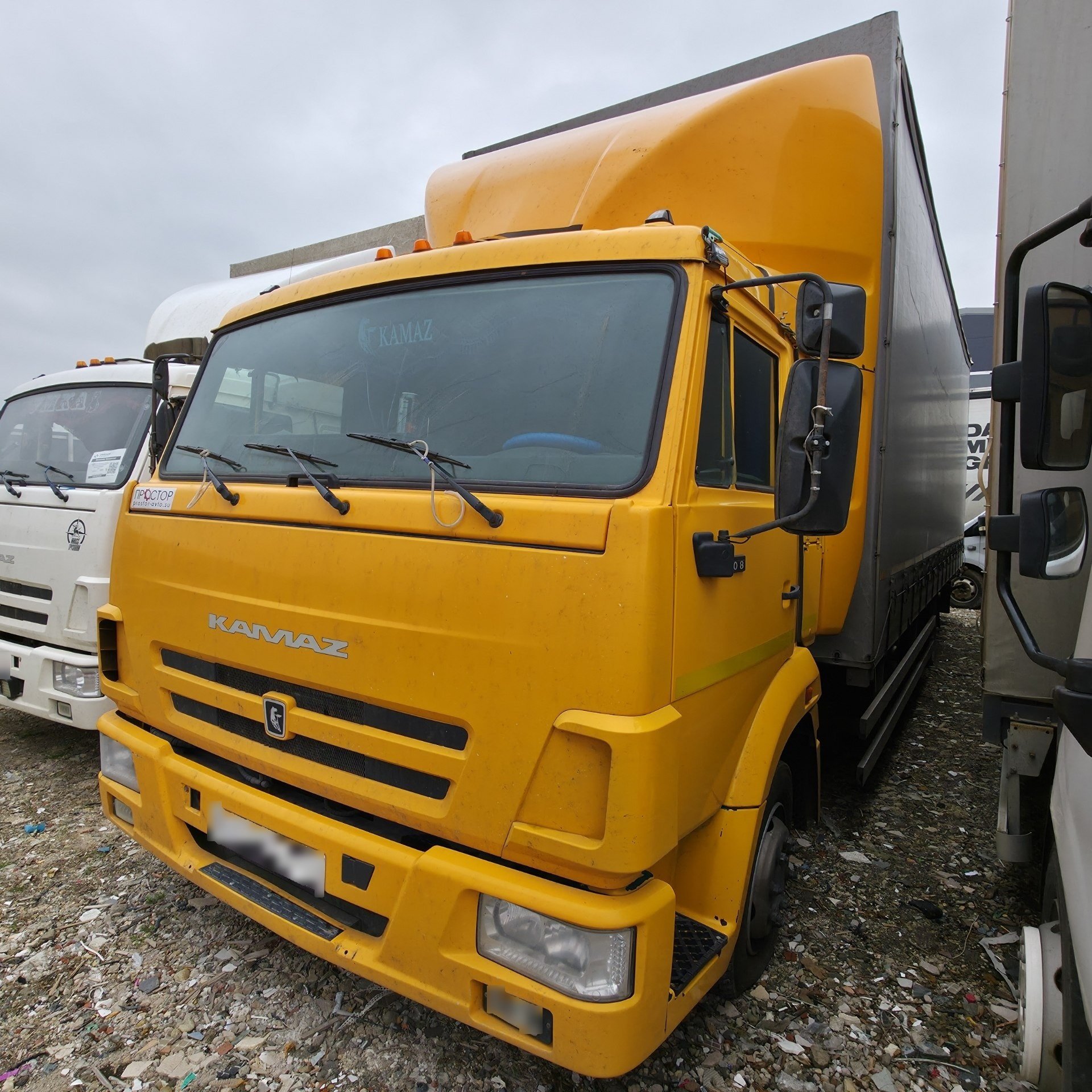 Коммерческие грузовики К7В* на шасси КамАЗ 4308 4x2 Бортовой (Евроборт) — Краснодар