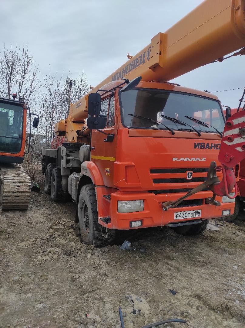 Ивановец КС-45717К-3 КАМАЗ-43118 (6x6) г/п 25т вылет 19,0(21,0)м. — Сургут