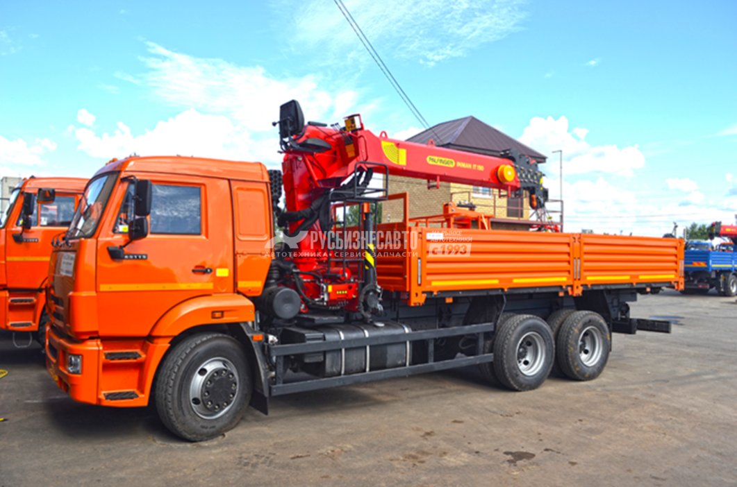КМУ КАМАЗ 65115-4094-56 (Евро-5) + ИНМАН ИТ-150 + борт сталь 6.2м. без доп.опор КЦК — новая техника в лизинг