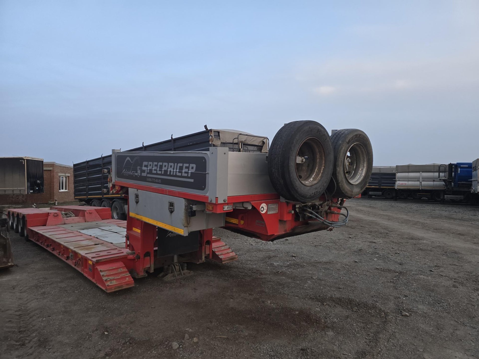 Спецприцеп Полуприцеп тяжеловоз 4 оси 994294-05 (Раздвижной) — Ростов-на-Дону