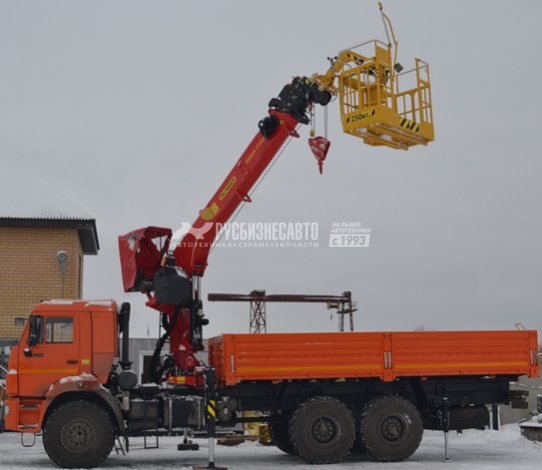 КМУ КАМАЗ 43118-73094-50 (Евро-5) + ИНМАН ИТ-200 + серт.корзина + борт 6,2м. (без спалки) — новая техника в лизинг