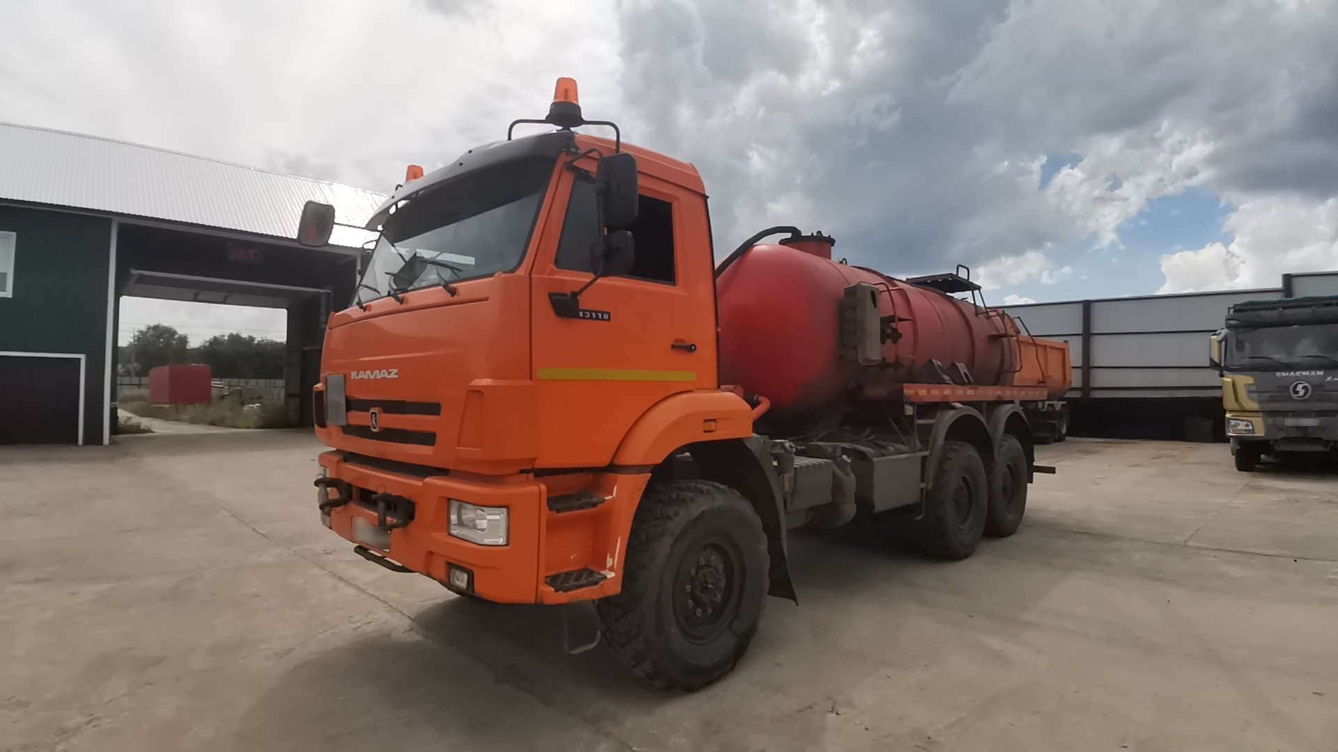 Трансмастер 4671* на шасси КамАЗ 43118 6x6 Агрегат для сбора нефти и газового конденсата — Стройкерамика, Самарская обл
