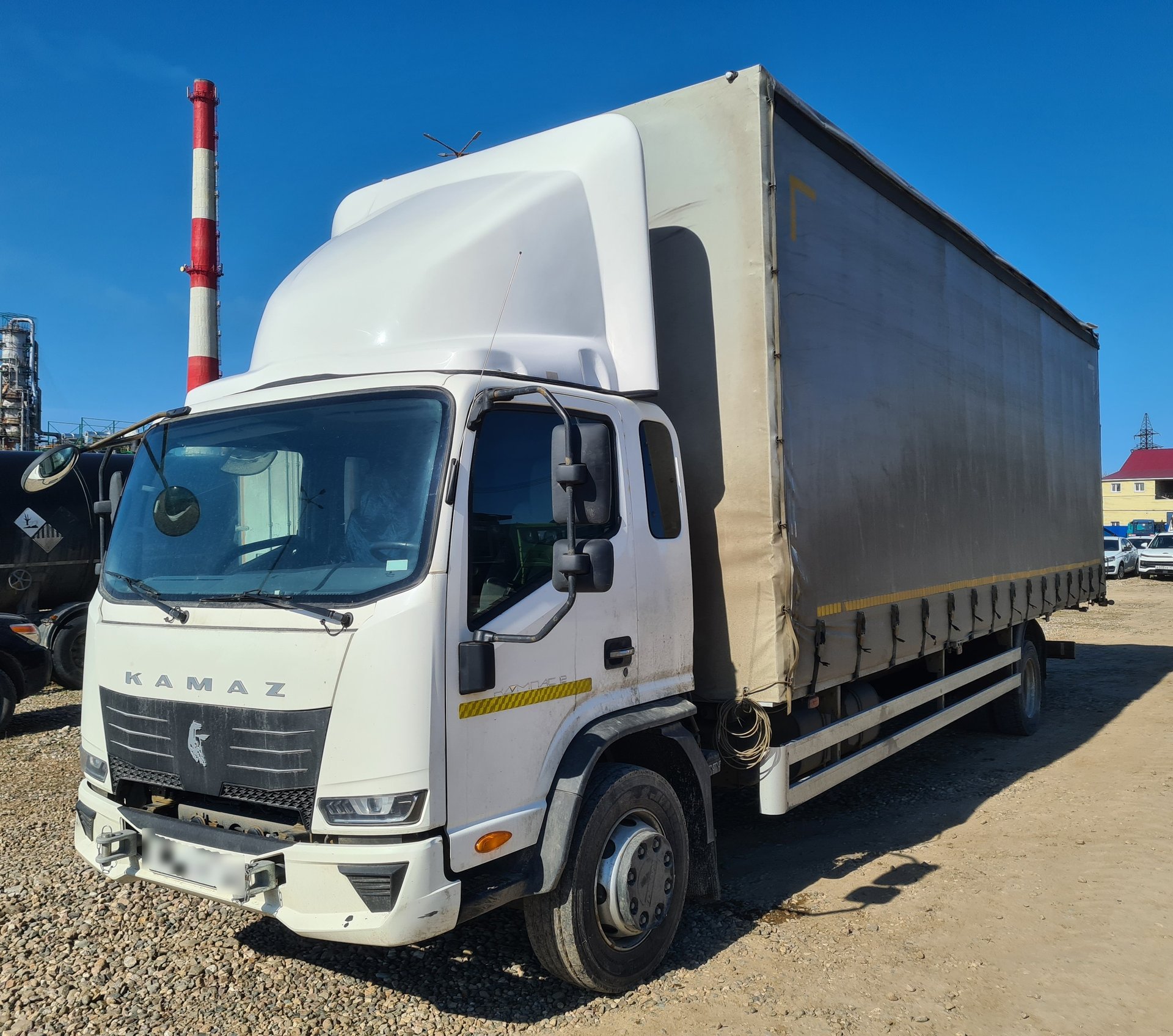Чайка-Сервис 3784* на шасси КамАЗ 43082 4x2 Бортовой (Евроборт) — Бегоулево