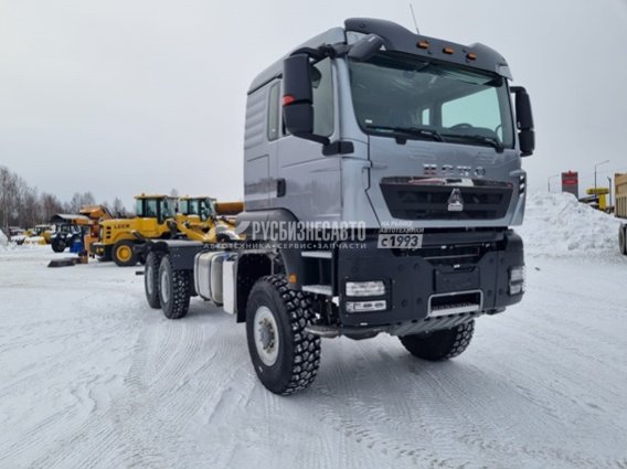 КМУ HOWO T5G (6x6, 400л.с., Евро-5) + SOOSAN SCS746L верх.упр. + борт сталь 6,4м. — новая техника в лизинг