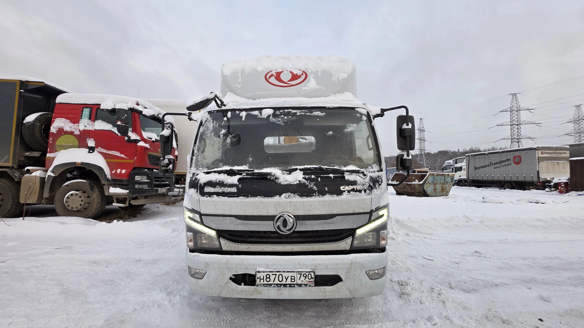 Автомобиль бортовой с КМУ DONGFENG C120L — Москва