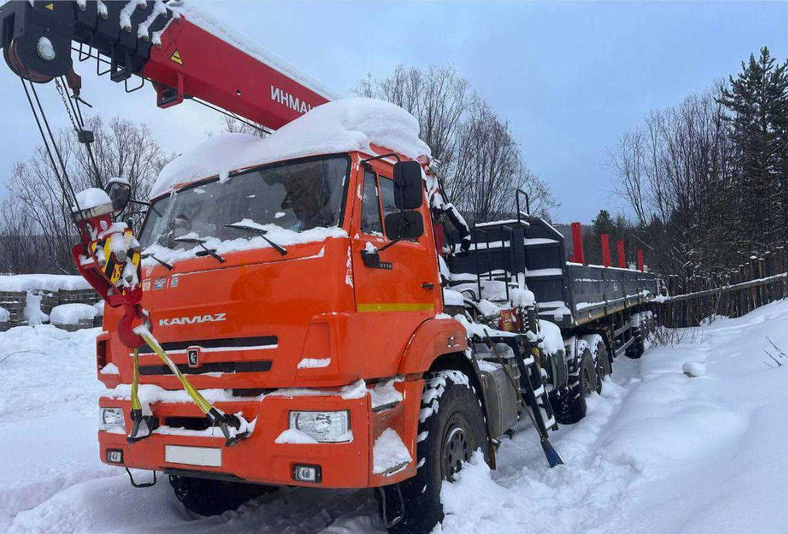КРАН центр КАМАЗ 659102 — Алдан