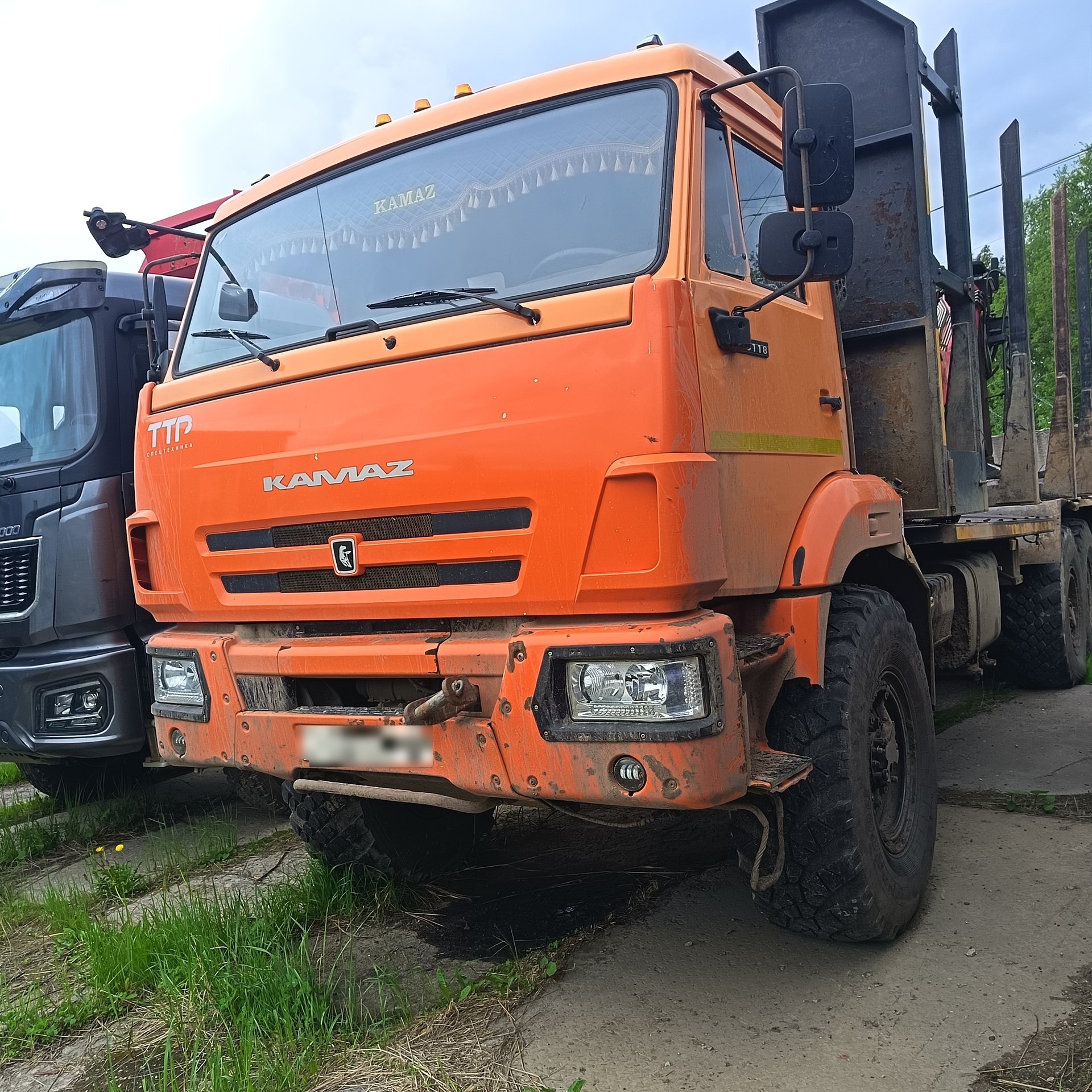 КАМАЗ 43118 6x6 Сортиментовоз с КМУ — Сыктывкар