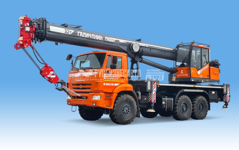 КС 55729-5В-4 ГРАФИТ автокран 32т. (КАМАЗ-43118) ОВАЛОИД — новая техника в лизинг