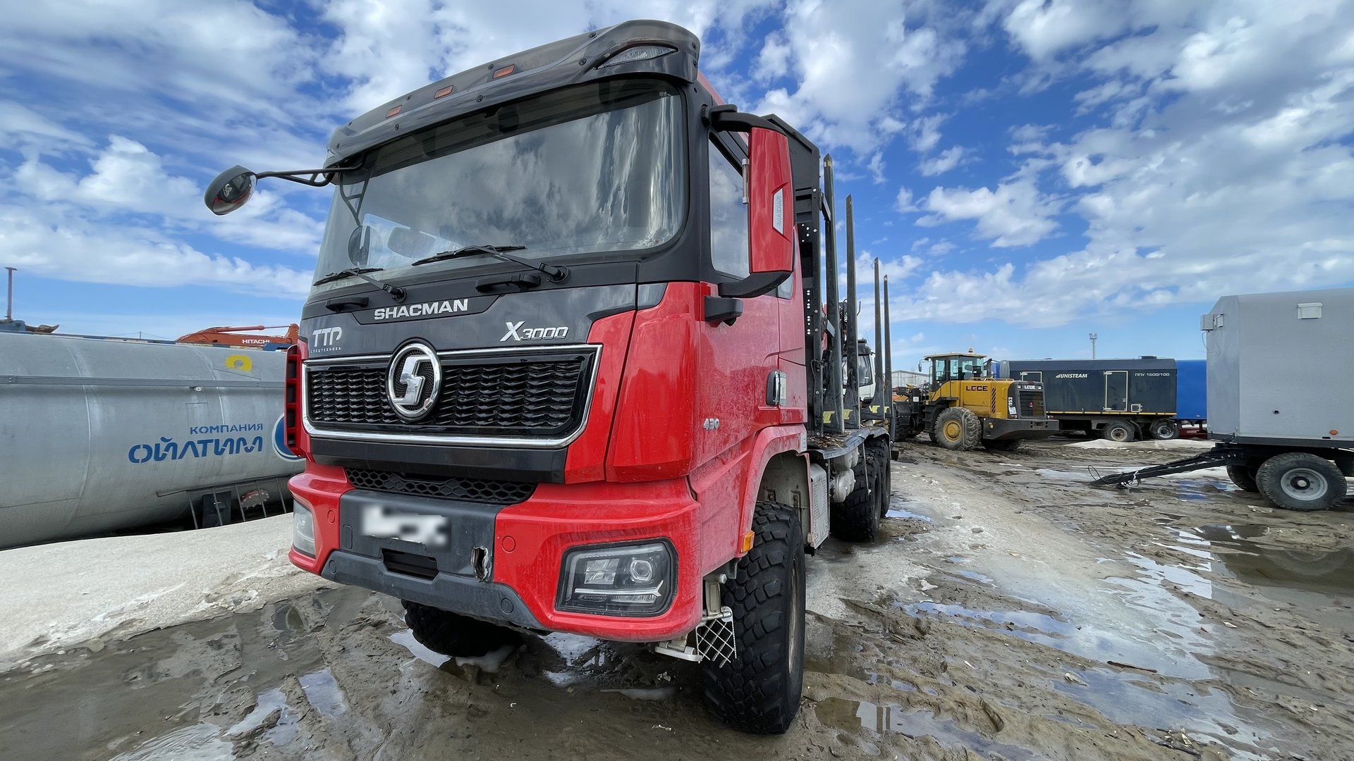 Буровые И Подъемные Машины 3392 на шасси Shacman SX3258 6x6 Сортиментовоз с КМУ — Новый Уренгой