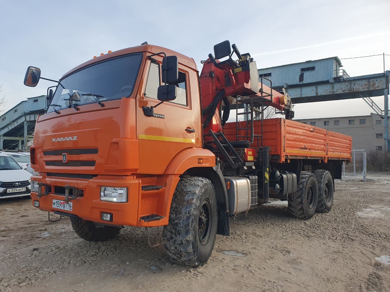 КАМАЗ 43118 6x6 Бортовой с КМУ — Набережные Челны