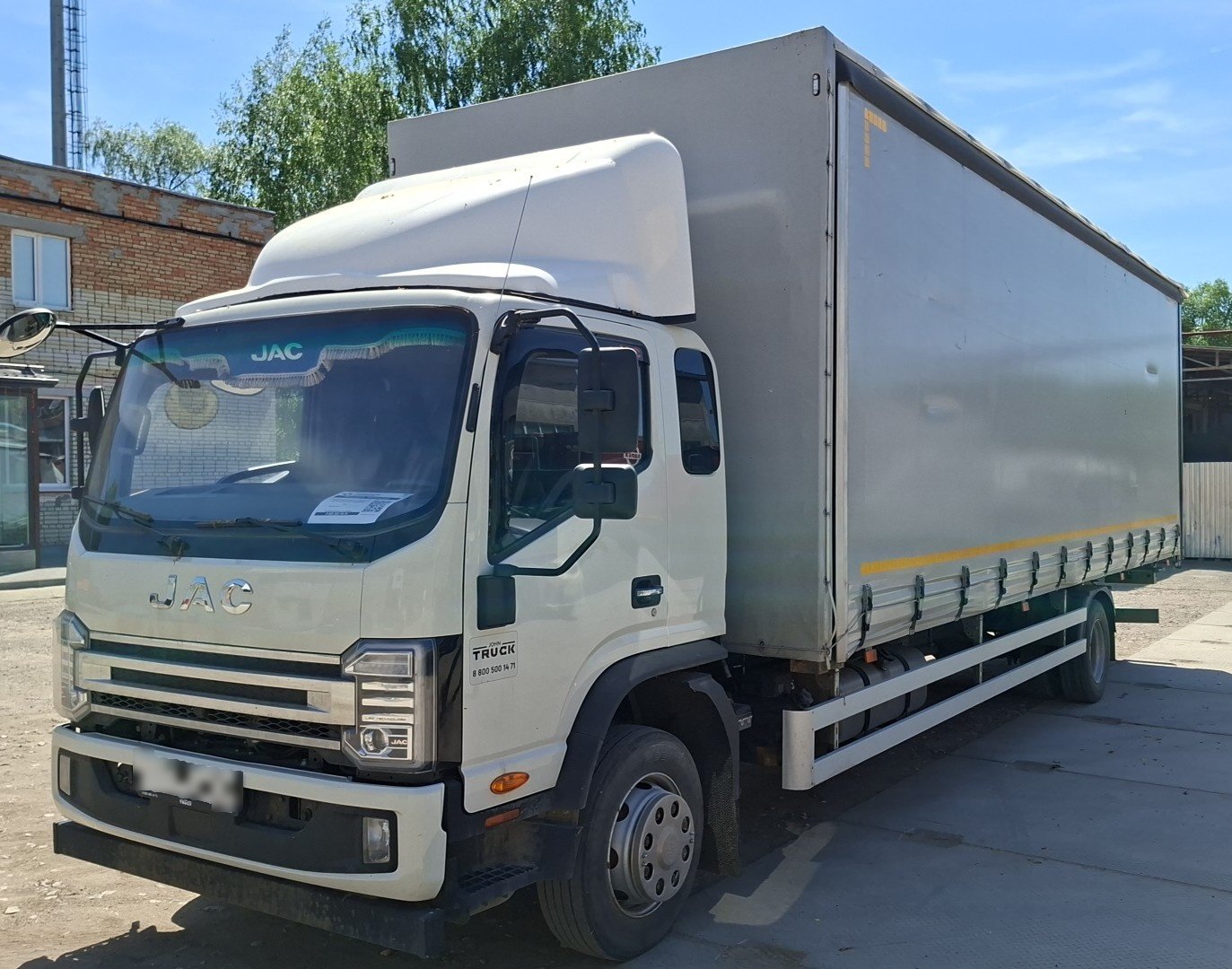 НОВЫЙ ЗАВОД 3008* на шасси JAC N120 4x2 Бортовой (Евроборт) — Пенза