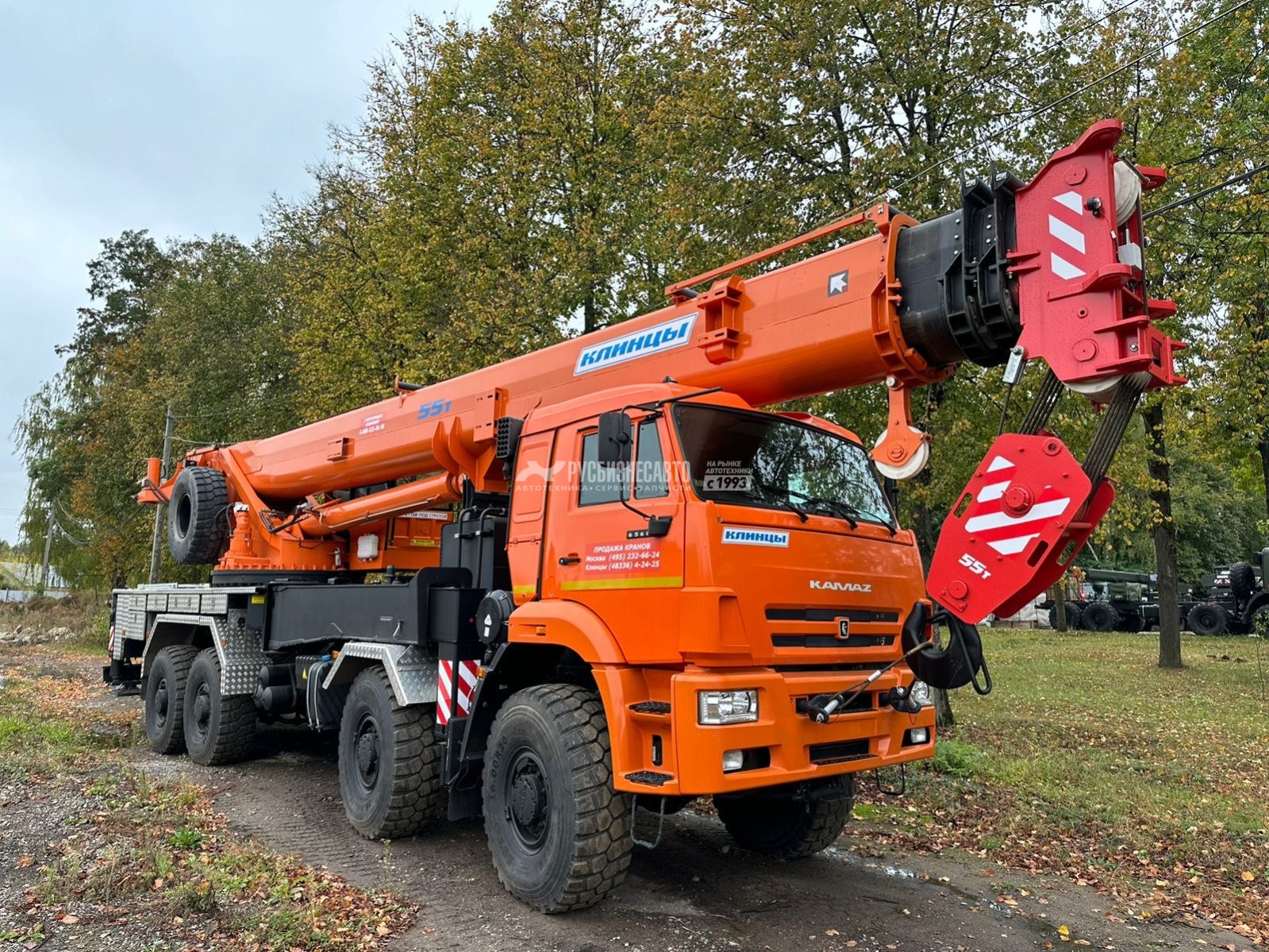 КС 65713-5К-5В автокран 55т. (КАМАЗ-6560) КЛИНЦЫ — новая техника в лизинг